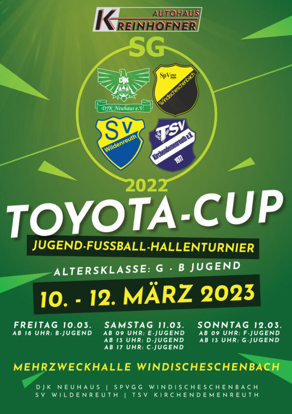 TOYOTACUP 2023 Jugend Fussball Hallenturnier SpVgg Windischeschenbach